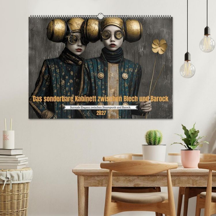 Produktbild: Das sonderbare Kabinett zwischen Blech und Barock (Wandkalender 2027 DIN A2 quer), CALVENDO Monatskalender