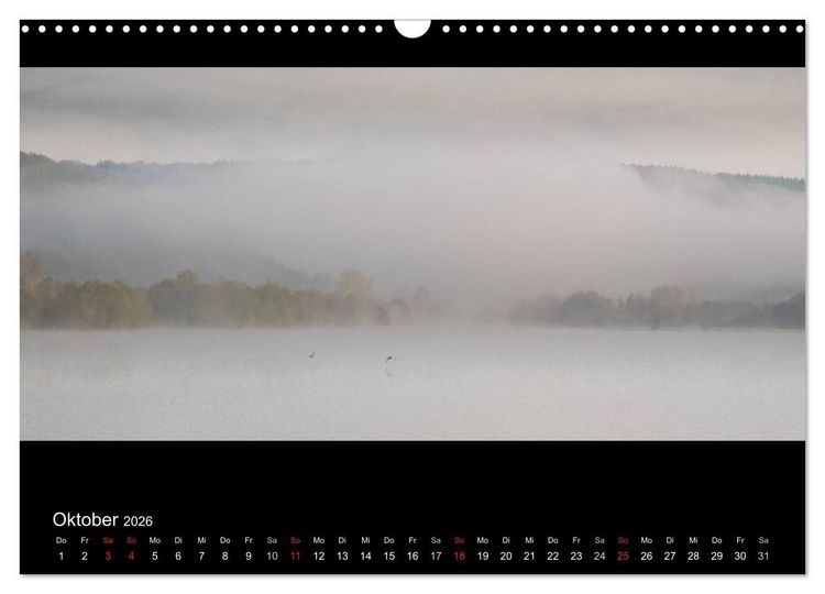 Produktbild: NEBEL (Wandkalender 2026 DIN A3 quer), CALVENDO Monatskalender