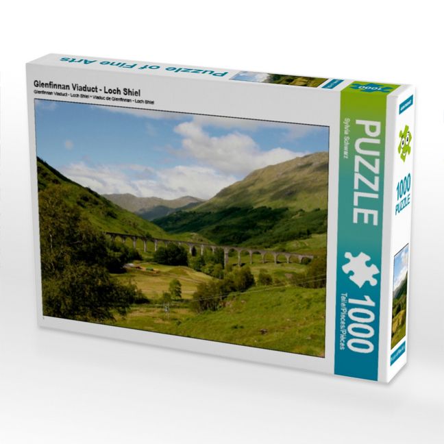 Produktbild: CALVENDO Puzzle Glenfinnan Viaduct - Loch Shiel | 1000 Teile Lege-Gr&ouml;&szlig;e 64x48cm Foto-Puzzle f&uuml;r gl&uuml;ckliche Stunden