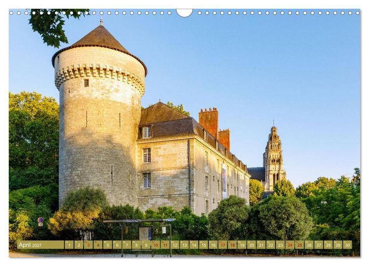 Produktbild: Zauberhaftes Tal der Loire. Charmante St&auml;dte und pr&auml;chtige Schl&ouml;sser (Wandkalender 2027 DIN A3 quer), CALVENDO Monatskalender