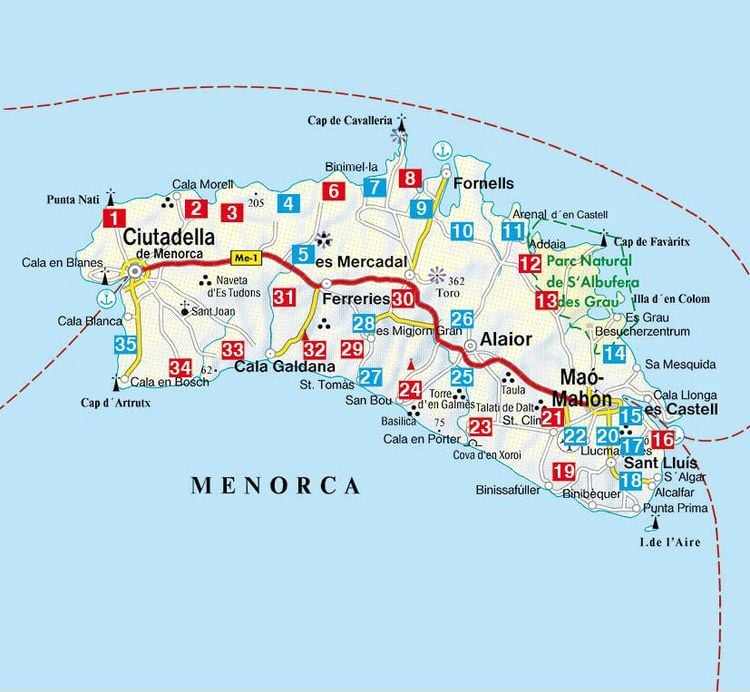 Produktbild: ROTHER Wanderf&uuml;hrer Menorca
