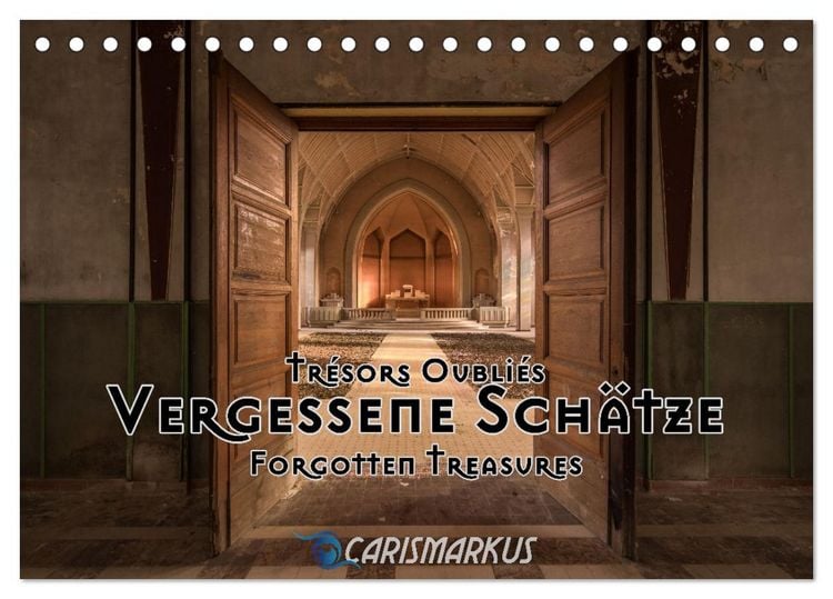 Produktbild: Vergessene Sch&auml;tze - Forgotten Treasures (Tischkalender 2026 DIN A5 quer), CALVENDO Monatskalender