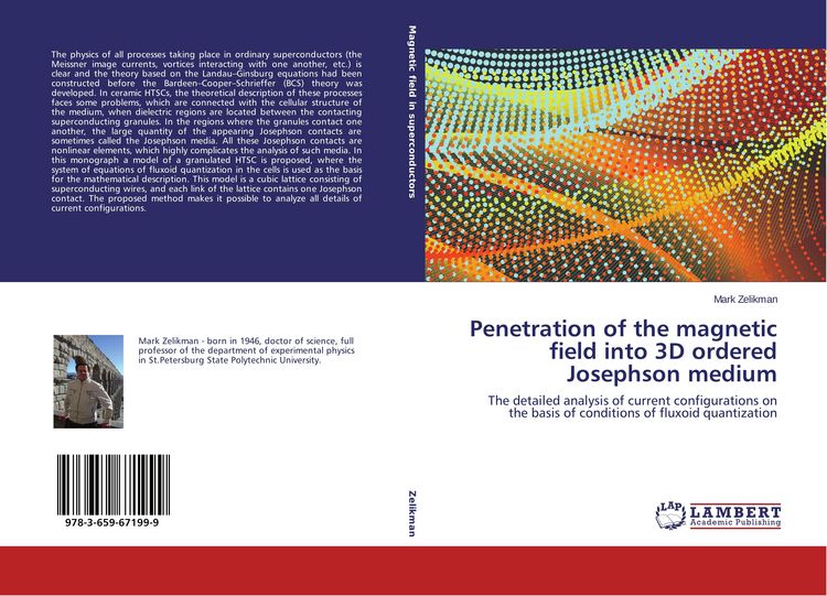 Produktbild: Penetration of the magnetic field into 3D ordered Josephson medium