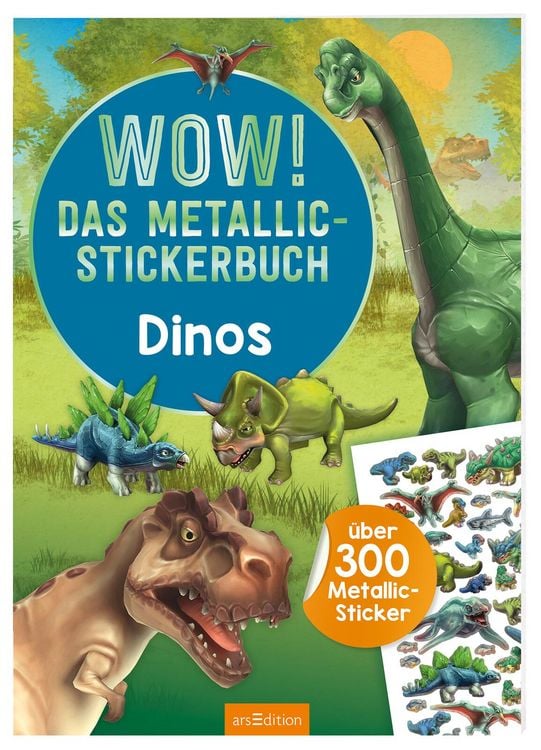 Produktbild: WOW! Das Metallic-Stickerbuch &ndash; Dinos