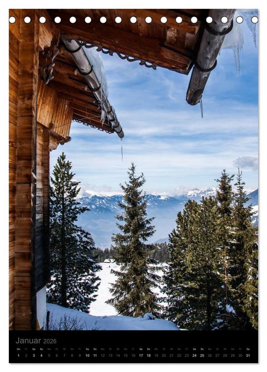 Produktbild: Tirol - Faszination Gebirge (Tischkalender 2026 DIN A5 hoch), CALVENDO Monatskalender