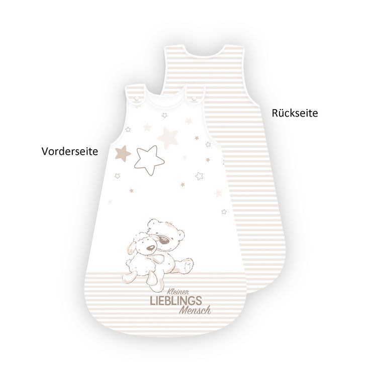 babybest 3385208235 - Lieblingsmensch Baby-Schlafsack, 70x45 cm, Bezug:  100% Baumwolle Fllung: 100%Polyester kaufen