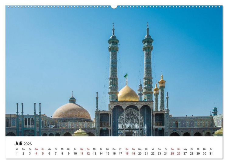 Produktbild: Der Iran - Zauber des Orients (hochwertiger Premium Wandkalender 2026 DIN A2 quer), Kunstdruck in Hochglanz