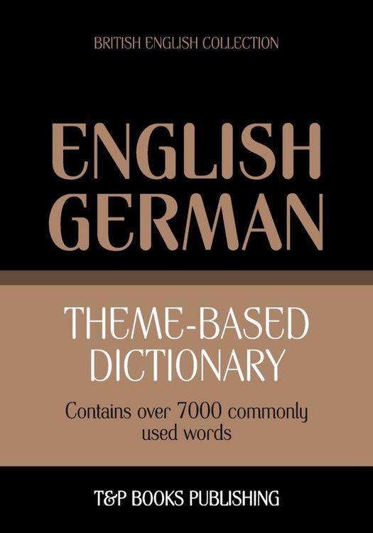 Produktbild: Theme-based dictionary British English-German - 7000 words