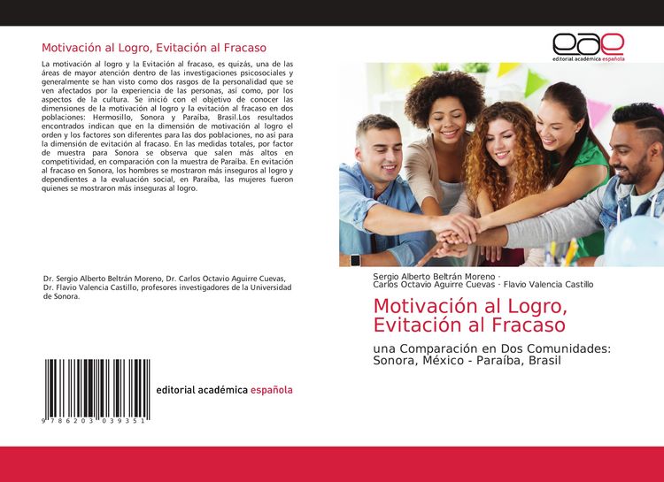 Produktbild: Motivaci&oacute;n al Logro, Evitaci&oacute;n al Fracaso