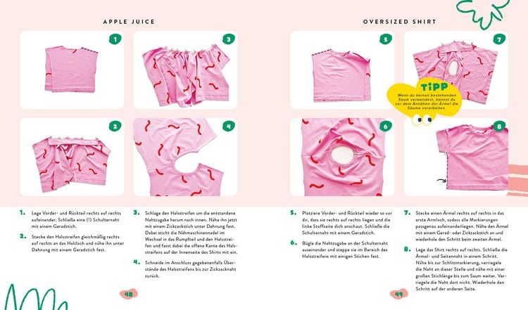 Produktbild: Fashion Fruits &ndash; N&auml;hen f&uuml;r Kids! 15 Teile, eine Kollektion: Sag Tsch&uuml;ss zur Fast Fashion!