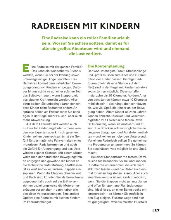 Produktbild: Radreisen mit dem E-Bike