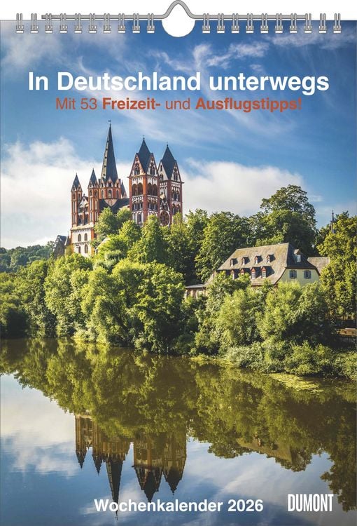 Produktbild: In Deutschland unterwegs Wochenkalender 2026 - Wandkalender - Format 21,0 x 29,7 cm