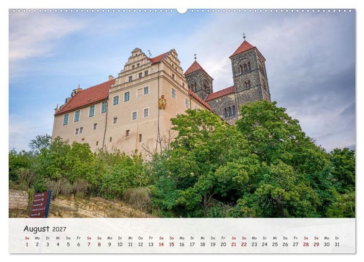 Produktbild: Quedlinburg - Die historische Altstadt (hochwertiger Premium Wandkalender 2027 DIN A2 quer), Kunstdruck in Hochglanz