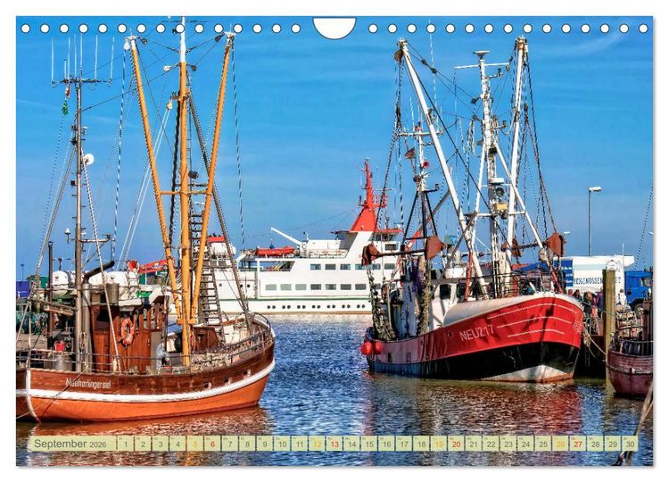 Produktbild: Reise an die Nordsee - Neuharlingersiel (Wandkalender 2026 DIN A4 quer), CALVENDO Monatskalender