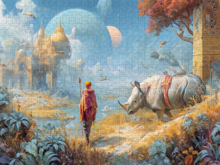 Produktbild: CALVENDO Puzzle Paradies f&uuml;r Tiere | 1000 Teile Lege-Gr&ouml;&szlig;e 64x48cm Foto-Puzzle f&uuml;r gl&uuml;ckliche Stunden