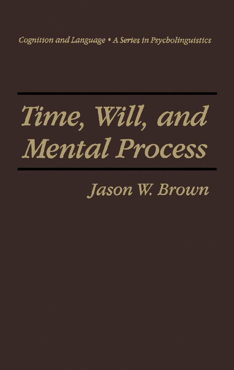 Produktbild: Time, Will, and Mental Process