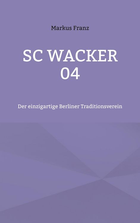 Produktbild: SC Wacker 04