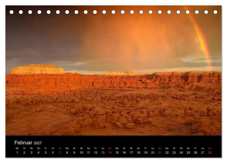 Produktbild: USA - Der Wilde Westen (Tischkalender 2027 DIN A5 quer), CALVENDO Monatskalender