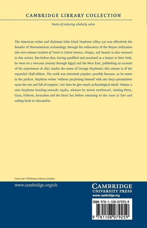 Produktbild: Incidents of Travel in Egypt, Arabia Petraea, and the Holy Land - Volume 2