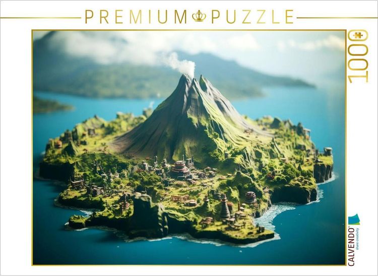 Produktbild: CALVENDO Puzzle Ein Motiv aus dem Kalender "Miniaturwelt Inseln" | 1000 Teile Lege-Gr&ouml;&szlig;e 64x48cm Foto-Puzzle f&uuml;r gl&uuml;ckliche Stunden