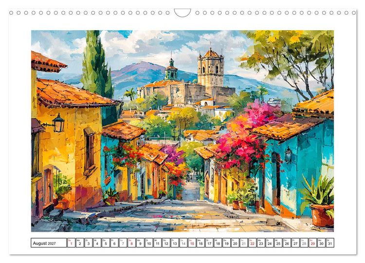 Produktbild: Magisches Mexiko. Leuchtende Impressionen (Wandkalender 2027 DIN A3 quer), CALVENDO Monatskalender
