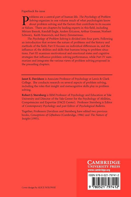 Produktbild: The Psychology of Problem Solving