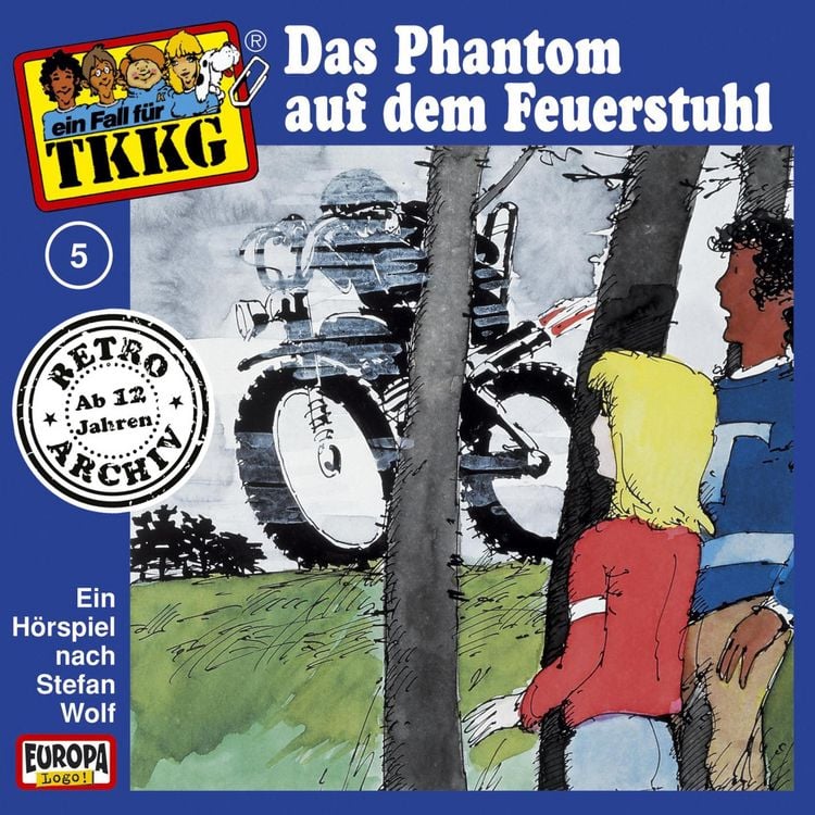 Produktbild: TKKG - Folge 05: Das Phantom auf dem Feuerstuhl