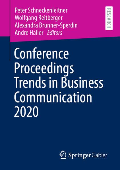 Produktbild: Conference Proceedings Trends in Business Communication 2020
