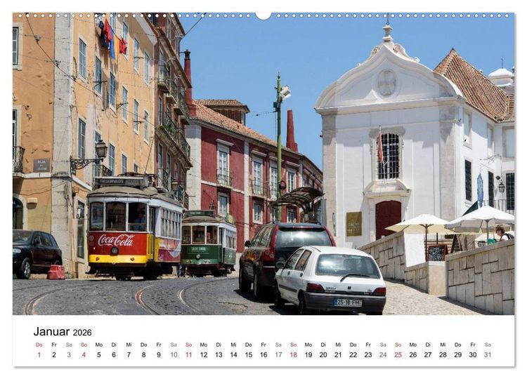 Produktbild: Foto-Momente Portugal (hochwertiger Premium Wandkalender 2026 DIN A2 quer), Kunstdruck in Hochglanz