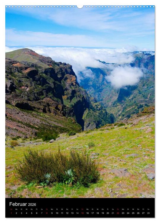 Produktbild: MADEIRA (hochwertiger Premium Wandkalender 2026 DIN A2 hoch), Kunstdruck in Hochglanz