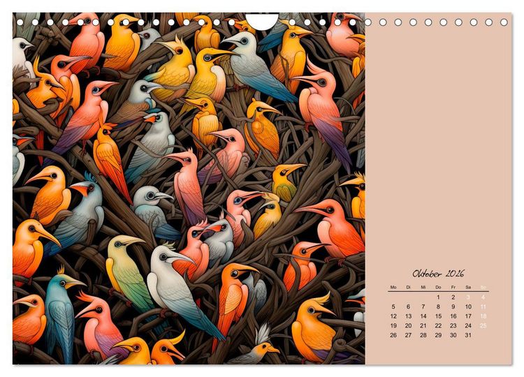 Produktbild: Tierisches Gewimmel (Wandkalender 2026 DIN A4 quer), CALVENDO Monatskalender