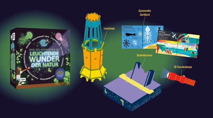 Produktbild: Das XXL-Entdecker-Set &ndash; Leuchtende Wunder der Natur