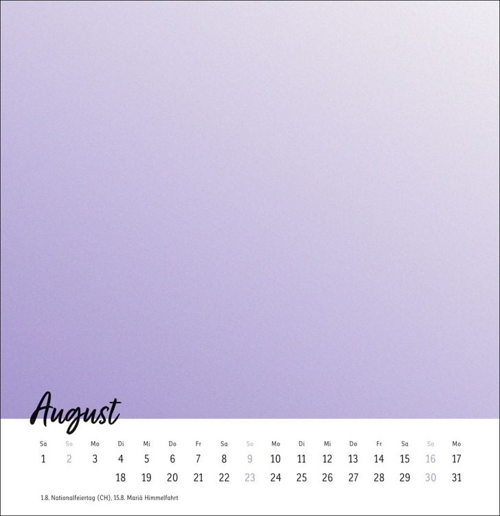 Produktbild: Kreativkalender zum Aufstellen Design 2026