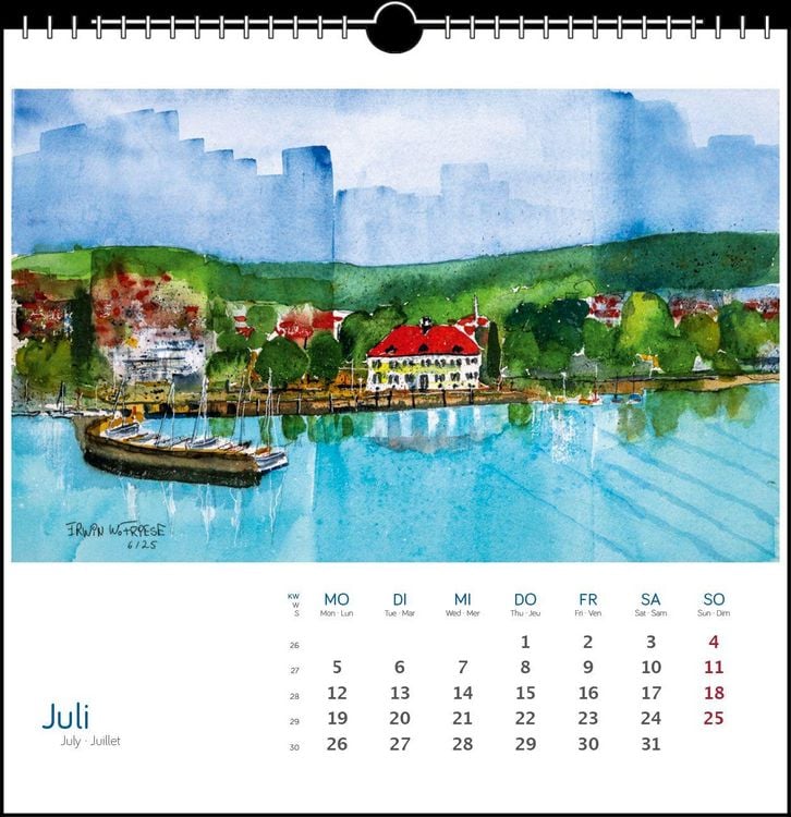 Produktbild: Bodensee Aquarell 2027