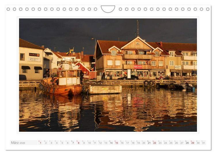 Produktbild: Bohusl&auml;n. Sm&ouml;gen - Hunnebostrand - Kungshamn (Wandkalender 2026 DIN A4 quer), CALVENDO Monatskalender