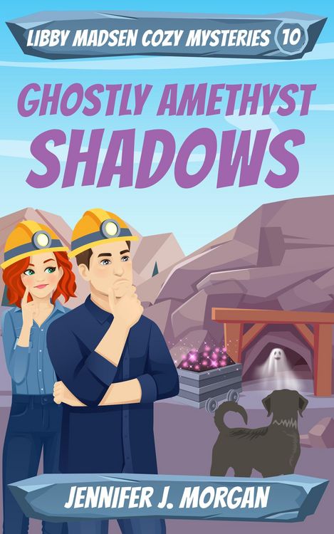 Produktbild: Ghostly Amethyst Shadows (Libby Madsen Cozy Mysteries, #10)