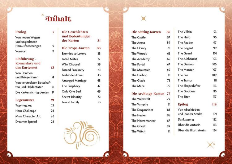 Produktbild: Kartenset: Romantasy-Orakel | Nutze die Botschaften der beliebtesten Tropes, Archetypen und Settings