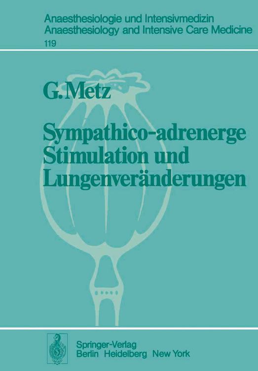 Produktbild: Sympathico-adrenerge Stimulation und Lungenver&auml;nderungen