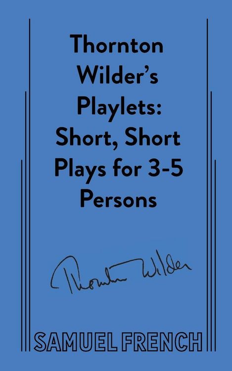 Produktbild: Thornton Wilder's Playlets