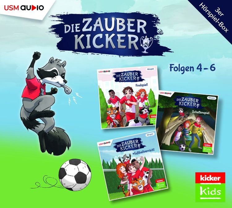 Produktbild: Die Zauberkicker Hörbox Folgen 4-6 (3 Audio CDs)