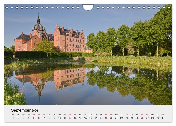 Produktbild: D&auml;nemark - Land, K&uuml;sten, St&auml;dte (Wandkalender 2026 DIN A4 quer), CALVENDO Monatskalender