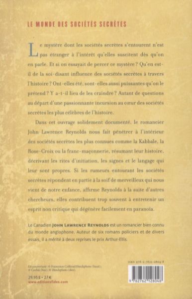 Produktbild: Le monde des soci&eacute;t&eacute;s secr&egrave;tes