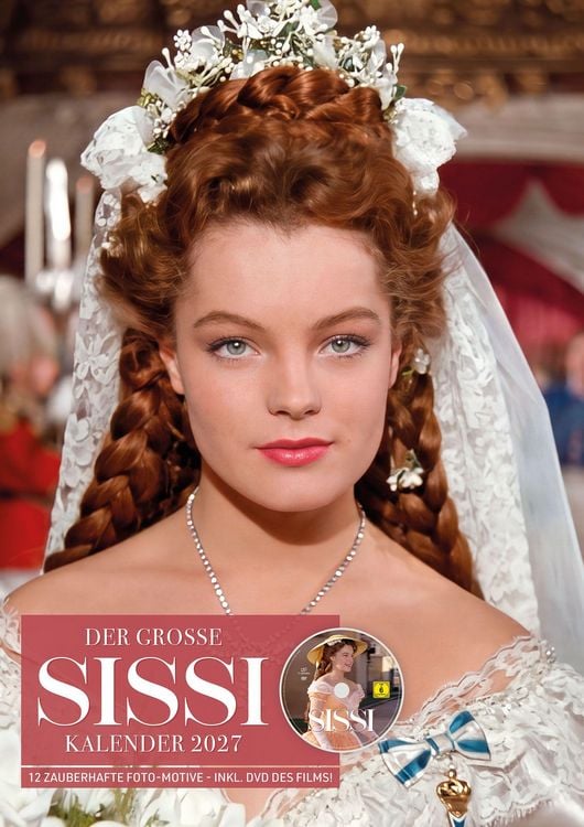 Produktbild: Sissi - Kalender 2027 inkl. DVD (Wandkalender / Fotokalender DIN A3) (Filmjuwelen)