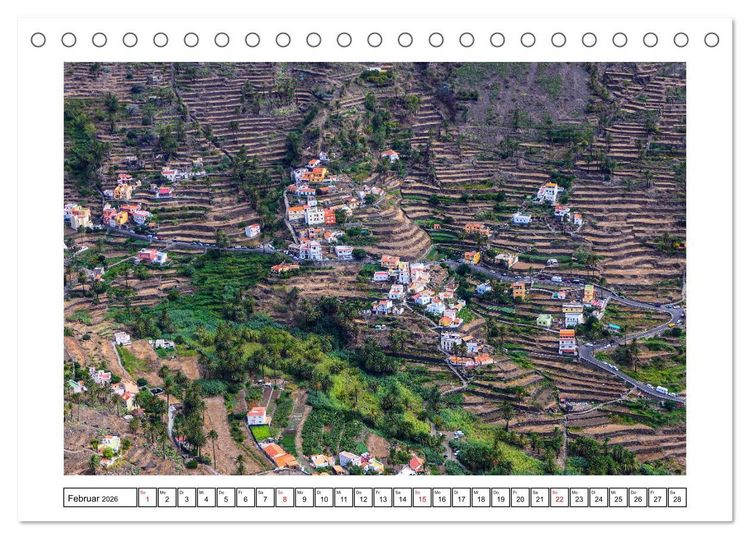 Produktbild: Insel der Sehnsucht - La Gomera (Tischkalender 2026 DIN A5 quer), CALVENDO Monatskalender
