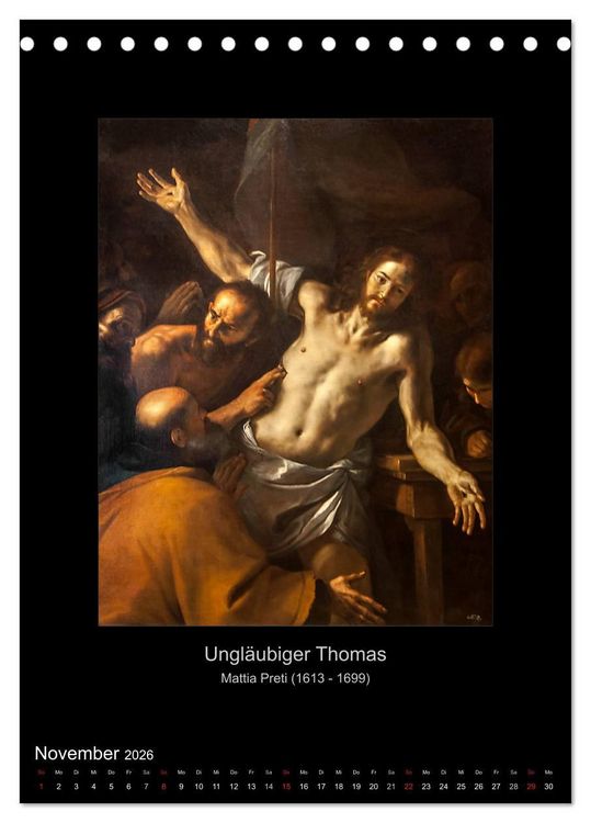 Produktbild: Jesus Christus - Das Leben Christi auf Gem&auml;lden der alten Meister (Tischkalender 2026 DIN A5 hoch), CALVENDO Monatskalender