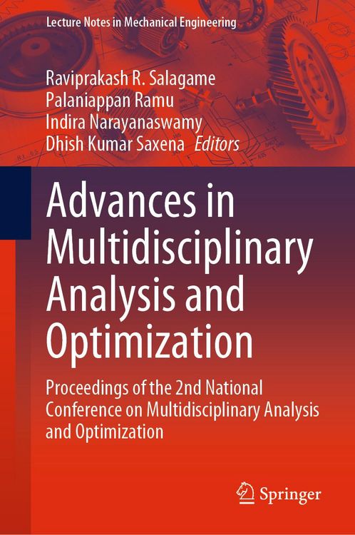 Produktbild: Advances in Multidisciplinary Analysis and Optimization