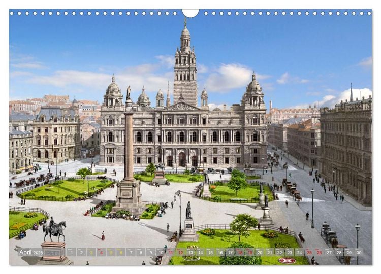 Produktbild: Scotland around 1900 - photos restored and colourised (Wall Calendar 2026 DIN A3 landscape), CALVENDO 12 Month Wall Calendar