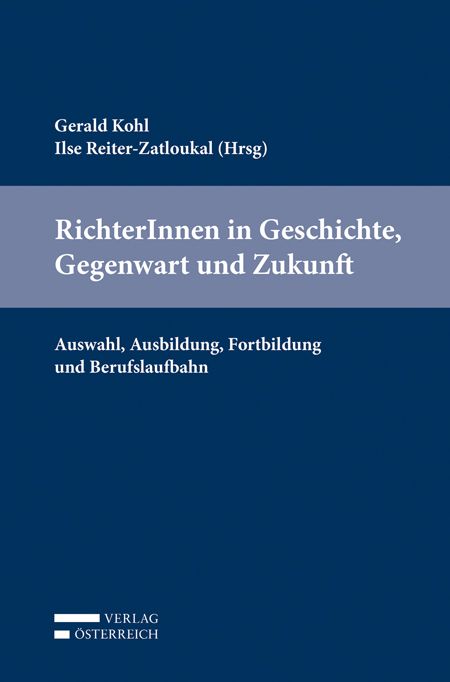 Produktbild: RichterInnen in Geschichte, Gegenwart und Zukunft.