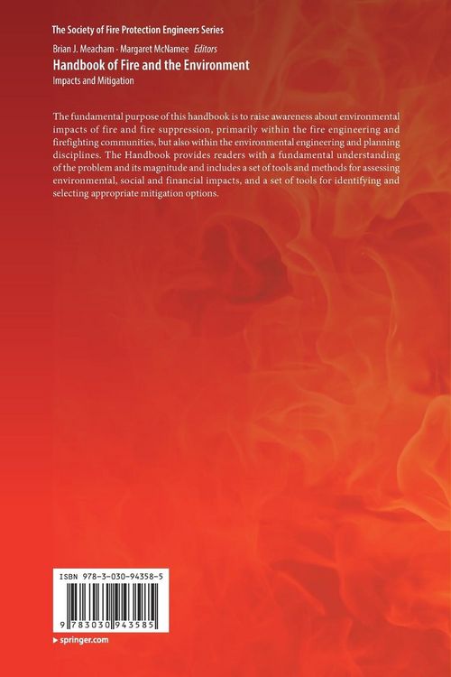 Produktbild: Handbook of Fire and the Environment