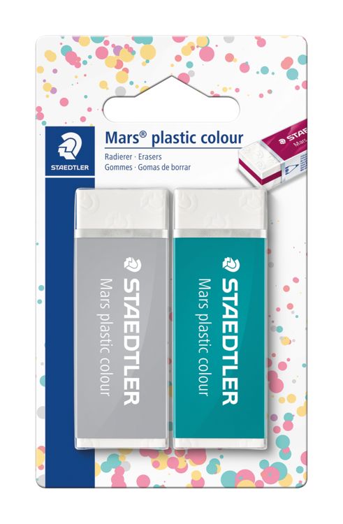 Produktbild: STAEDTLER Radierer Mars plastic colour 2er